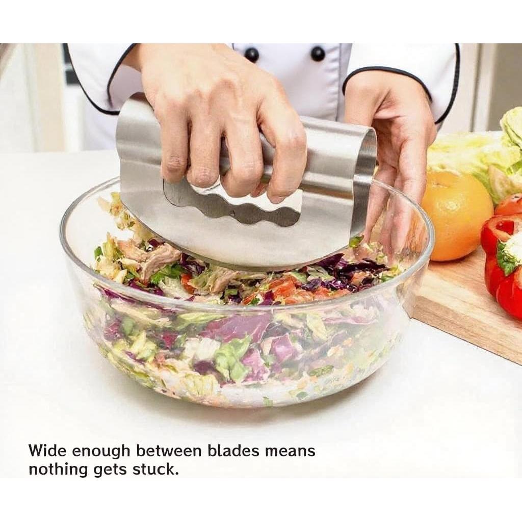 Cortador de Ensalada TanDraji con Cubierta Protectora 15x9.4cm