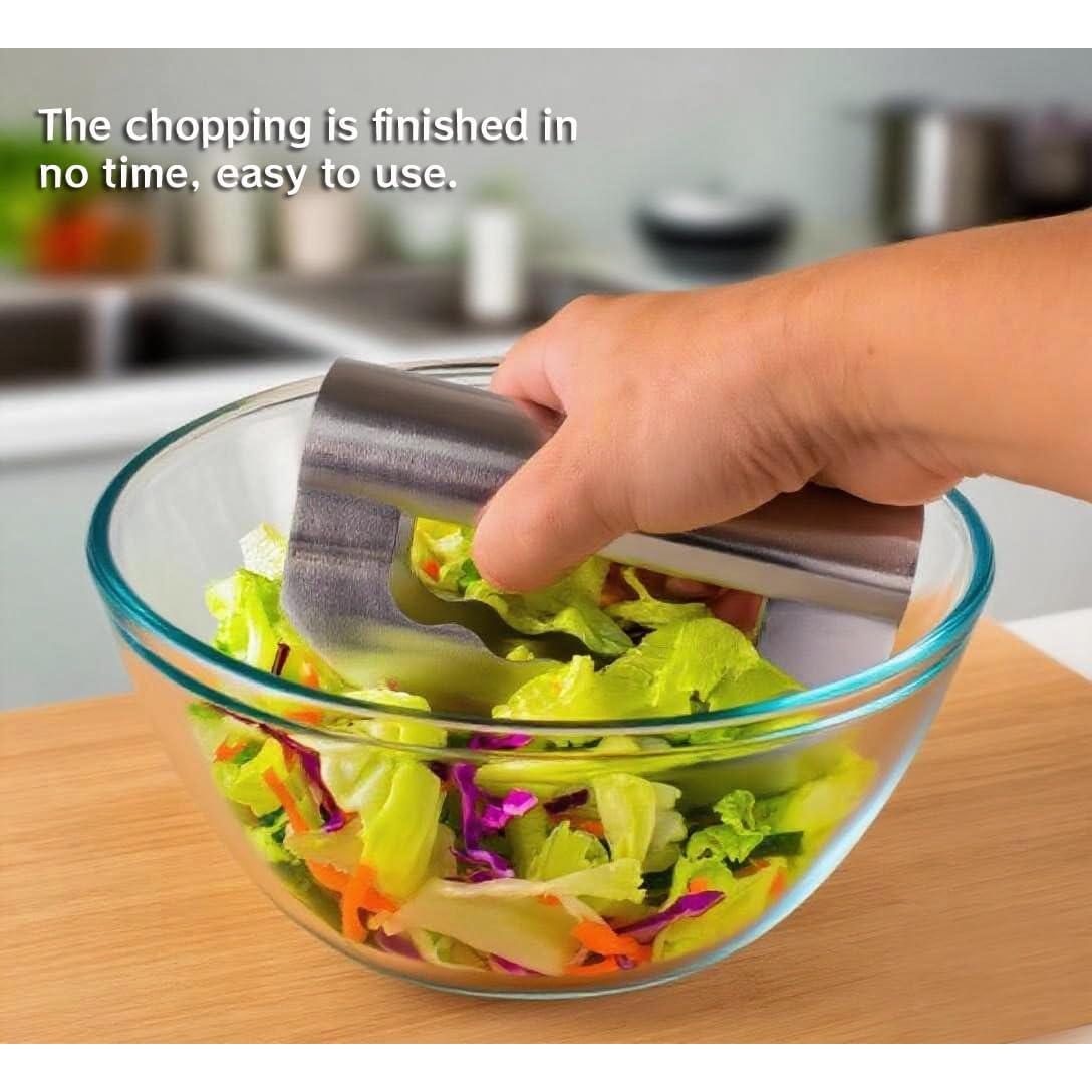 Cortador de Ensalada TanDraji con Cubierta Protectora 15x9.4cm