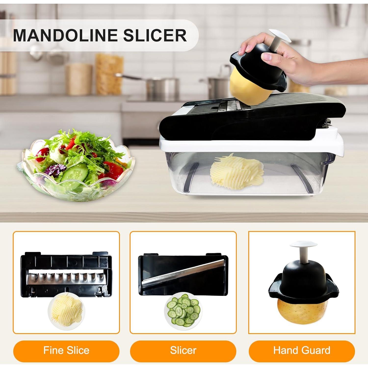 Picador de Verduras Strangefly 16 en 1 con Contenedor 1.5L