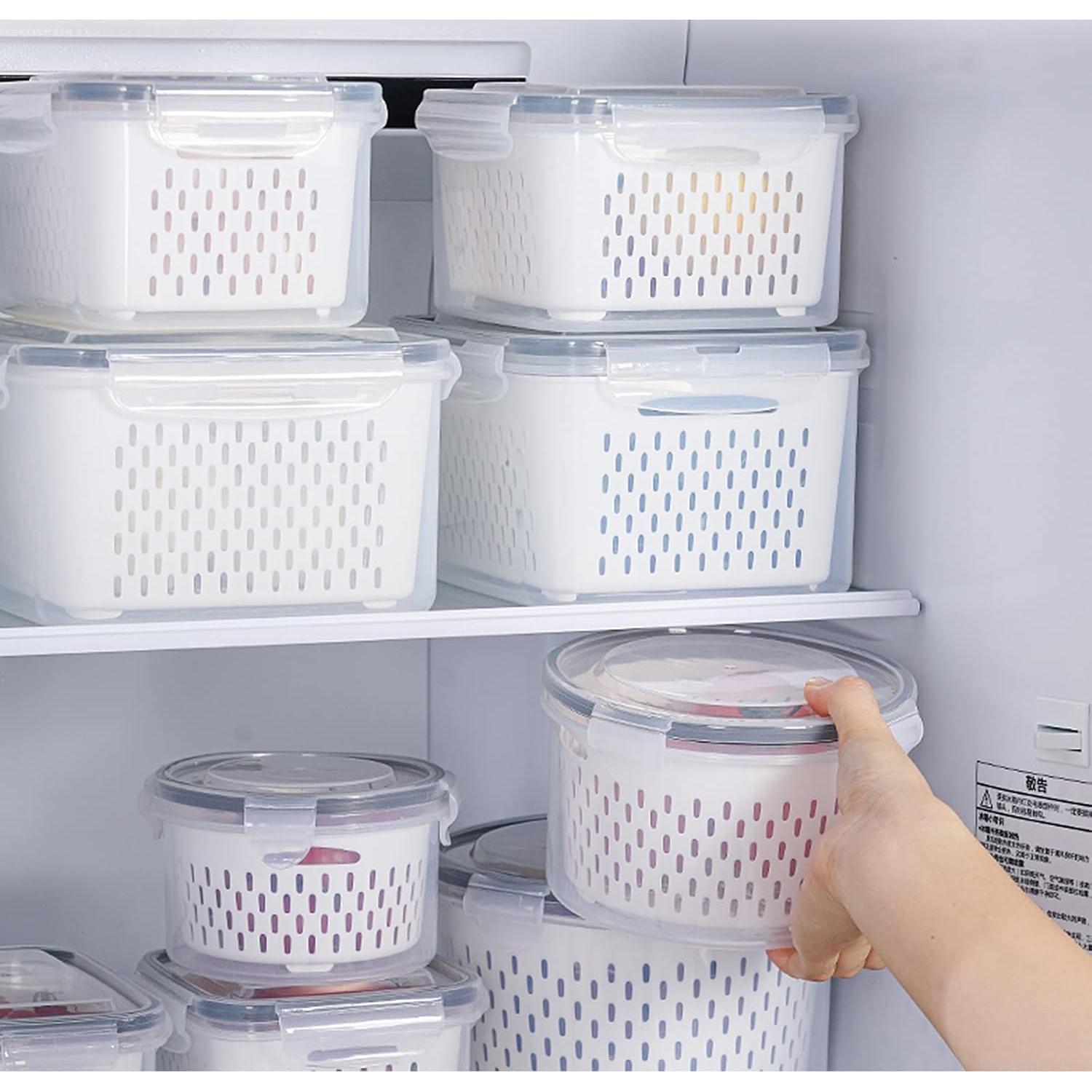 Juego de 3 Contenedores de Almacenamiento Ronanemon 0.8L a 3.1L