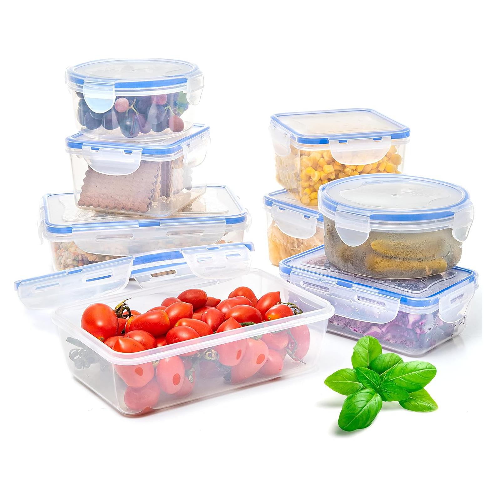 Contenedores de Almacenamiento de Alimentos Moss & Stone 16 Piezas