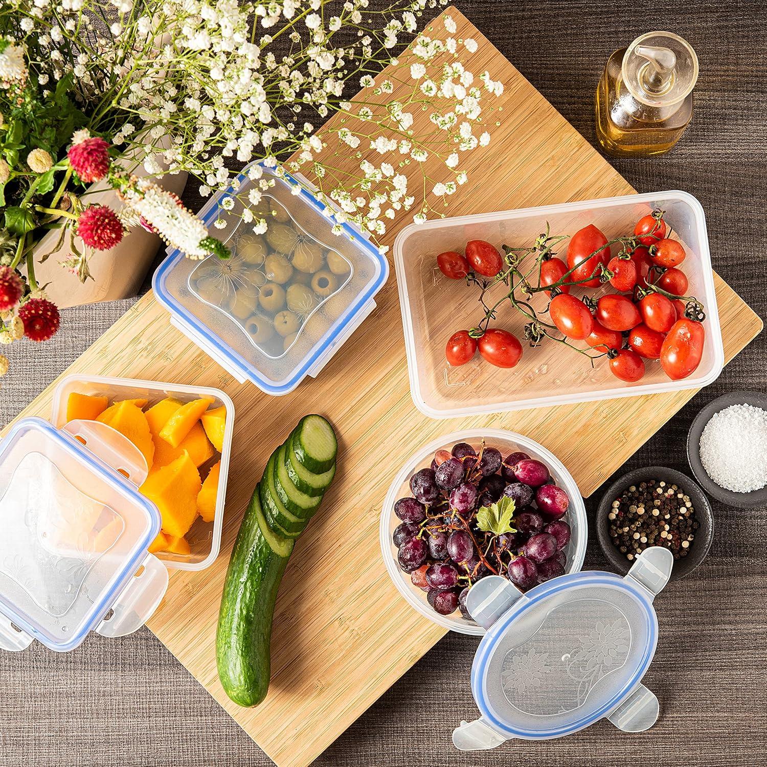 Contenedores de Almacenamiento de Alimentos Moss & Stone 16 Piezas