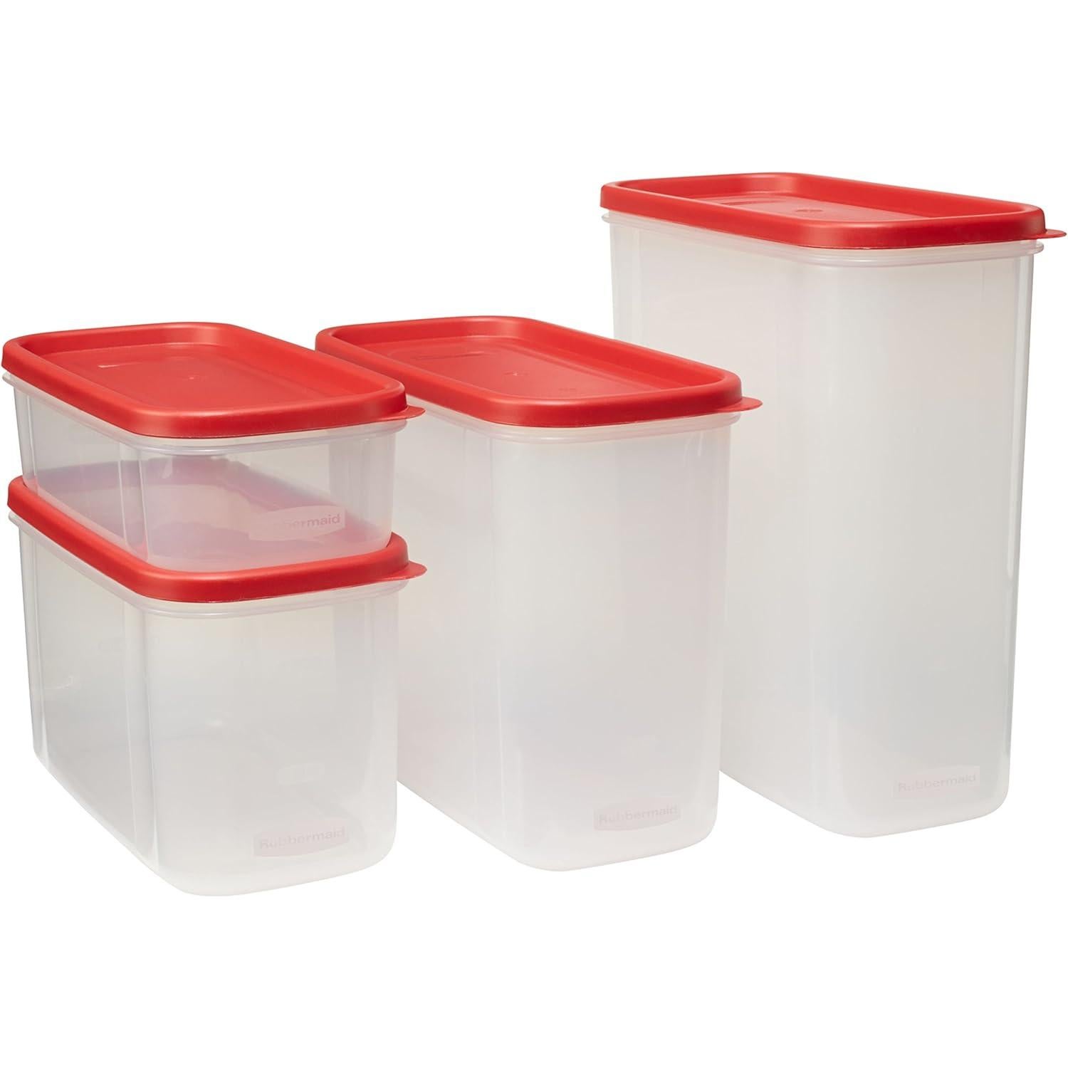 Set de 8 Contenedores de Almacenamiento Rubbermaid 12.25L