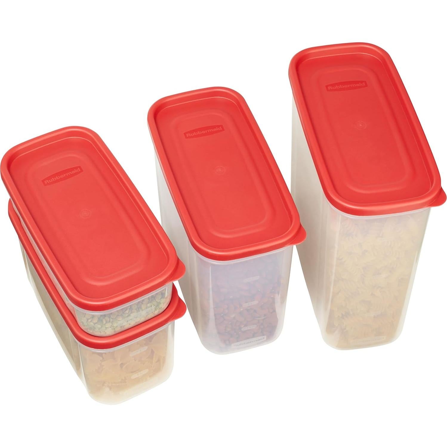 Set de 8 Contenedores de Almacenamiento Rubbermaid 12.25L