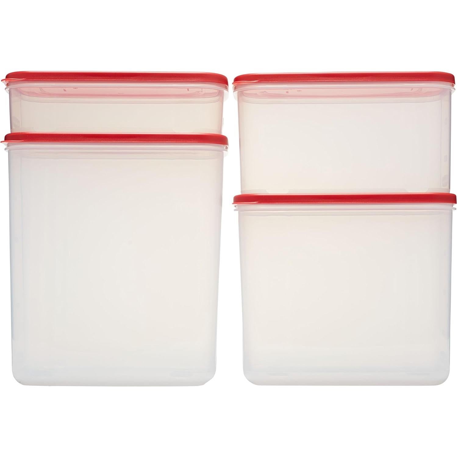 Set de 8 Contenedores de Almacenamiento Rubbermaid 12.25L