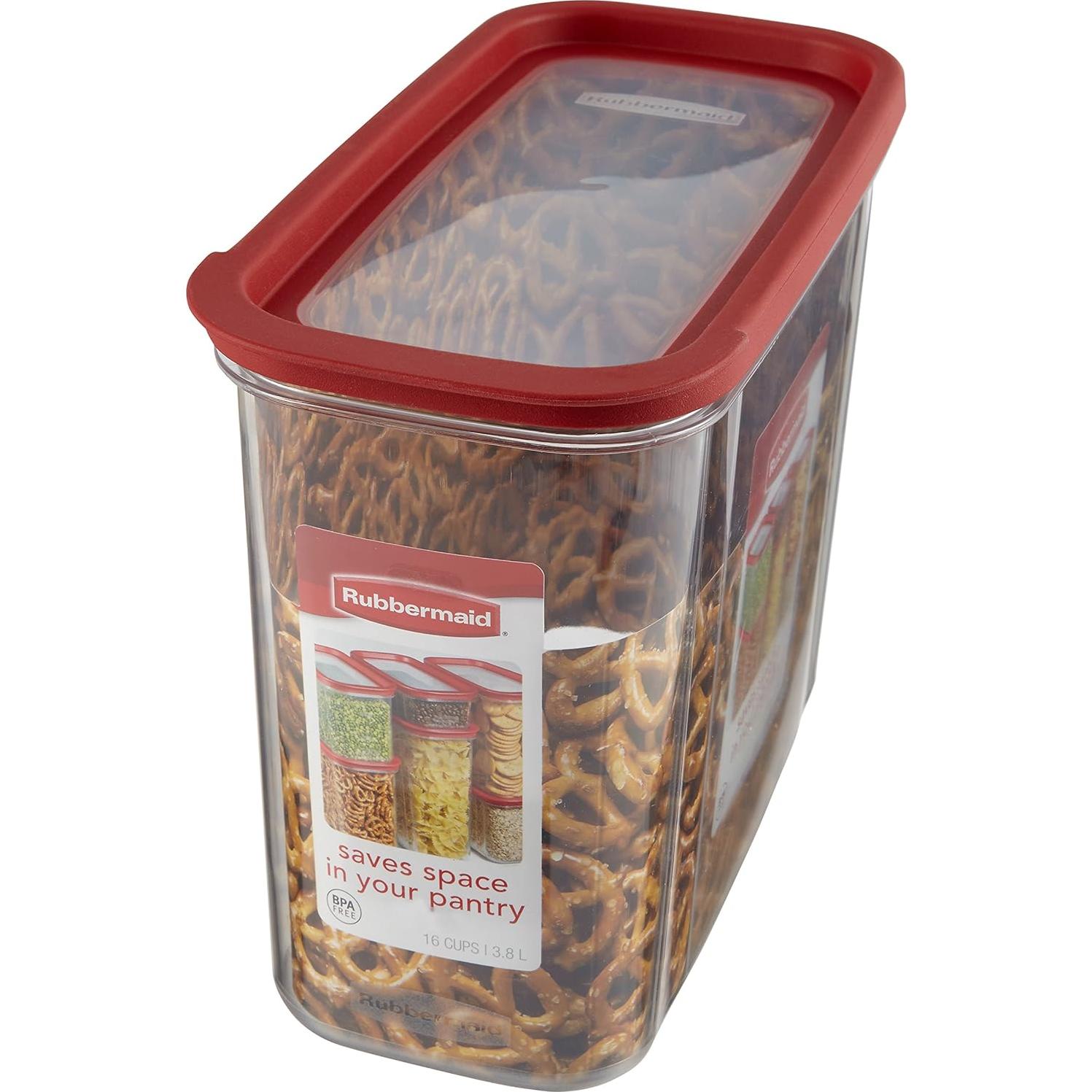 Contenedor de Almacenamiento Rubbermaid 16 Tazas Modular Claro