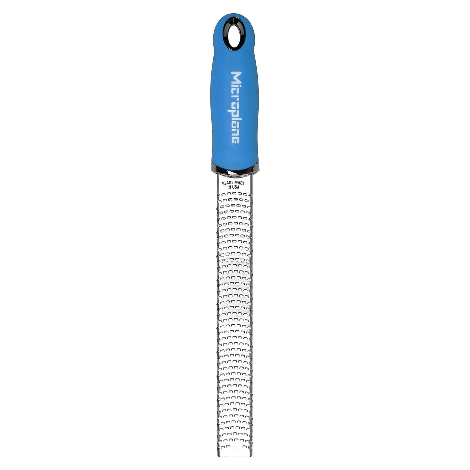 Rallador Zester Microplane Premium Acero Inoxidable Azul 32cm