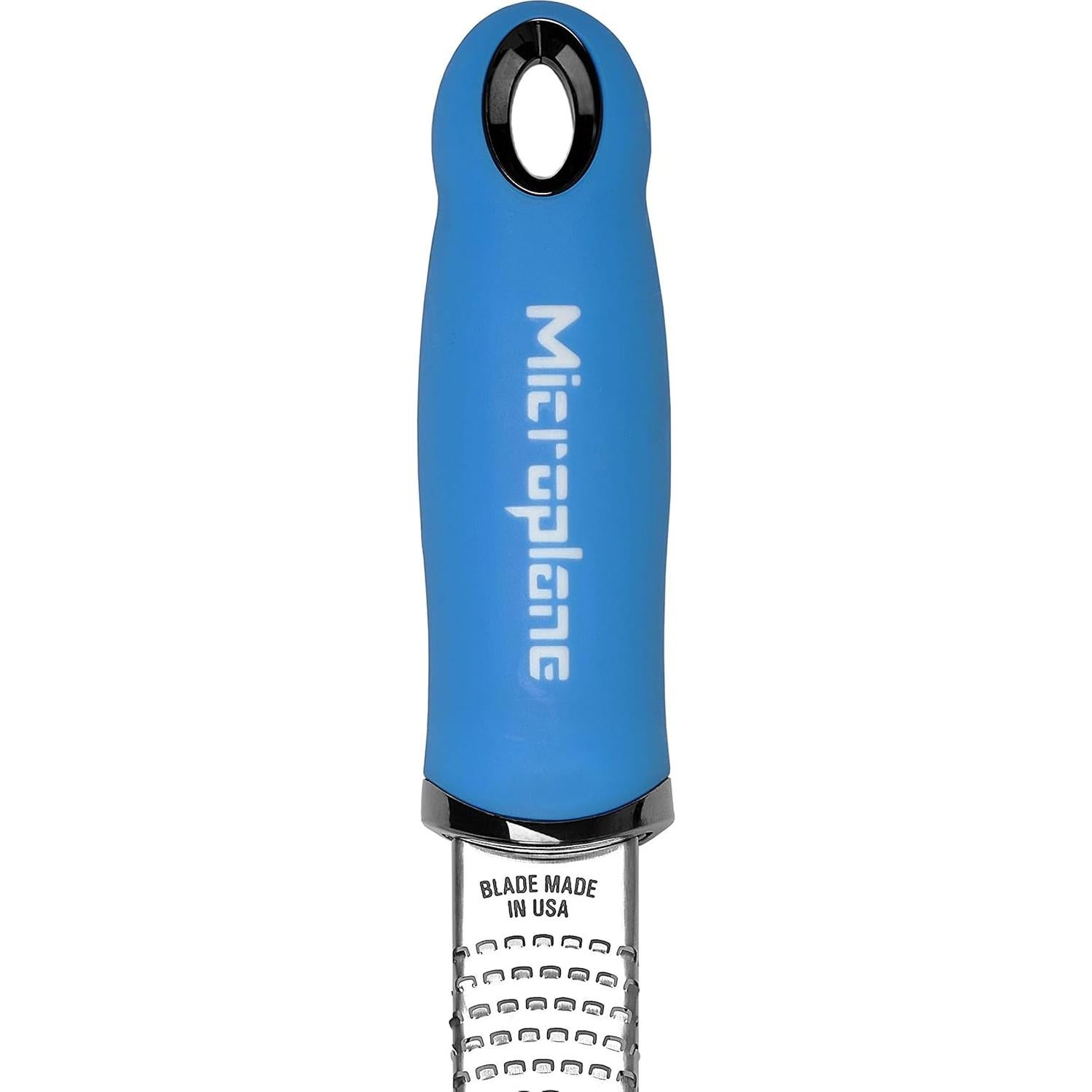 Rallador Zester Microplane Premium Acero Inoxidable Azul 32cm