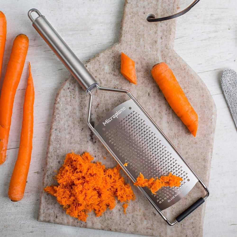 Rallador de Cocina Microplane Profesional Fino Acero Inoxidable