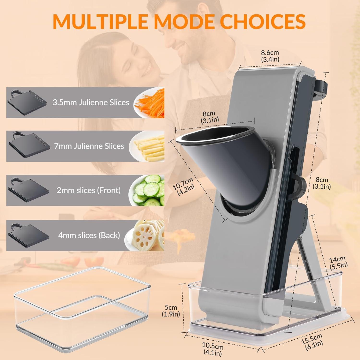 Cortador de Mandolina Multifuncional FEICO - Seguro y Rápido