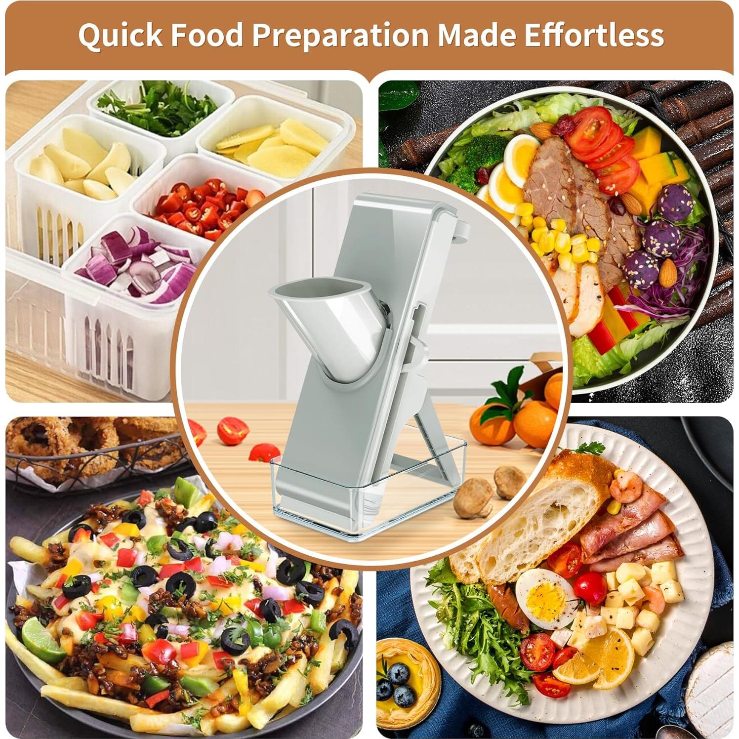 Cortador de Mandolina LaCyan Ajustable Acero Inoxidable 2024