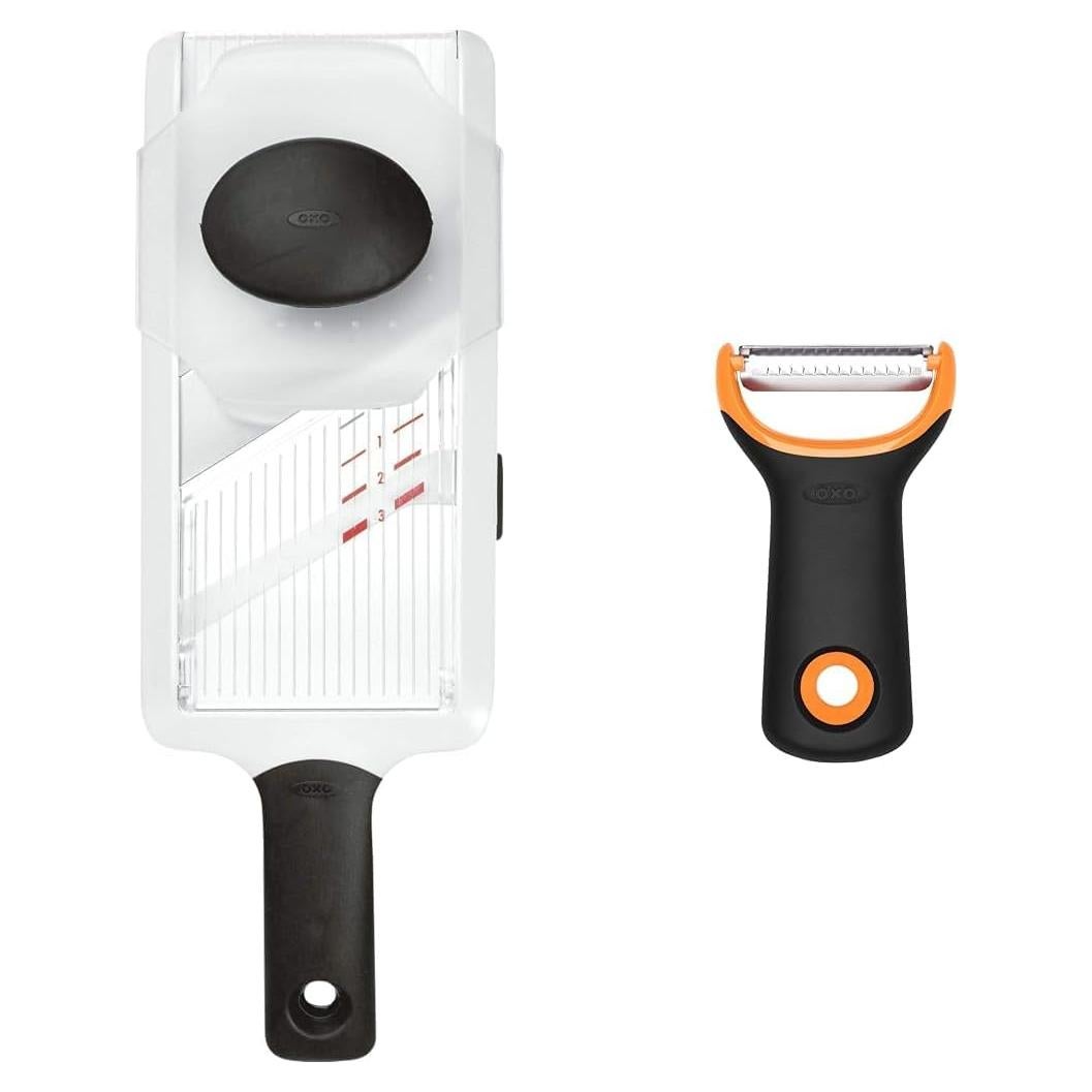 Mandolina y Pelador en Y OXO Good Grips - Acero Inoxidable