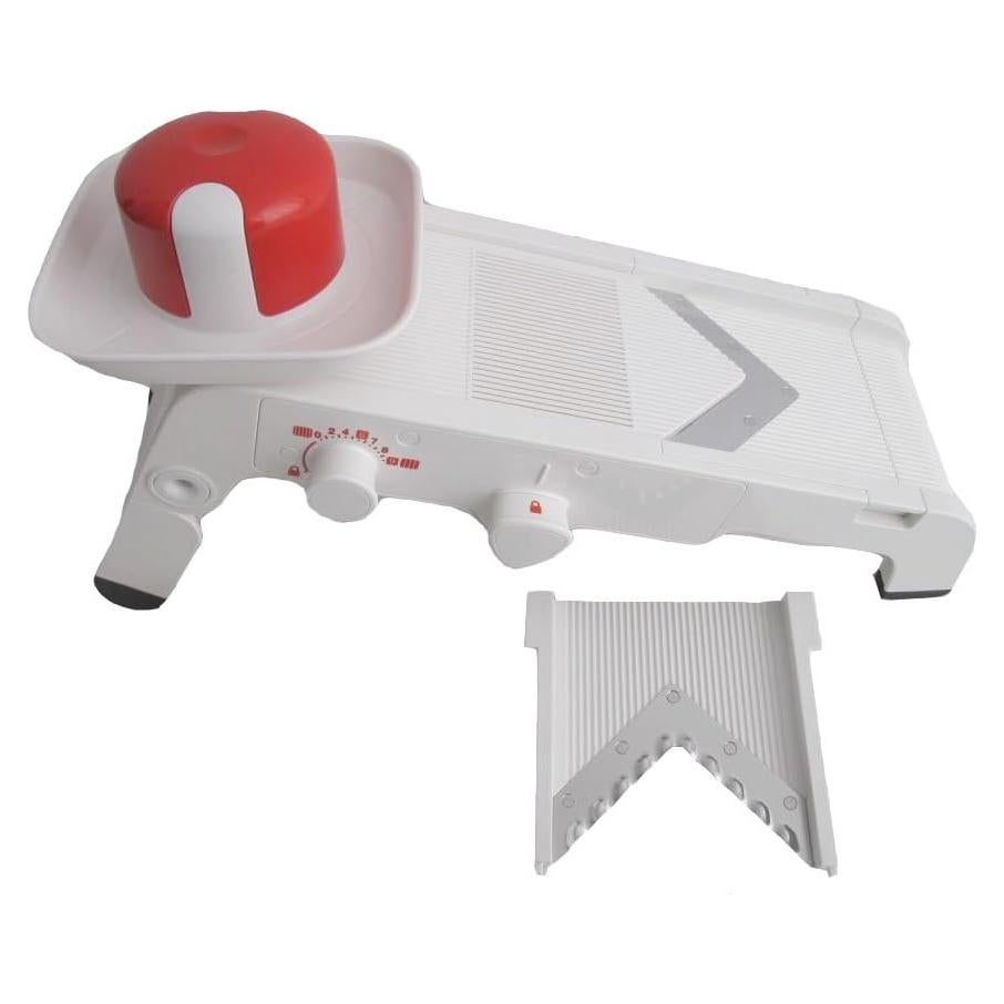 Rallador Mandolino Tupperware Chef Mando-Chef D202 Blanco/Rojo