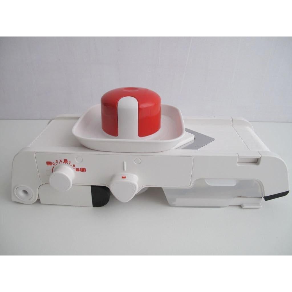 Rallador Mandolino Tupperware Chef Mando-Chef D202 Blanco/Rojo
