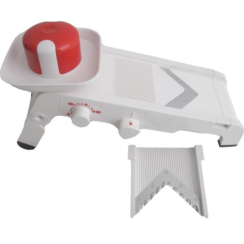 Rallador Mandolino Tupperware Chef Mando-Chef D202 Blanco/Rojo