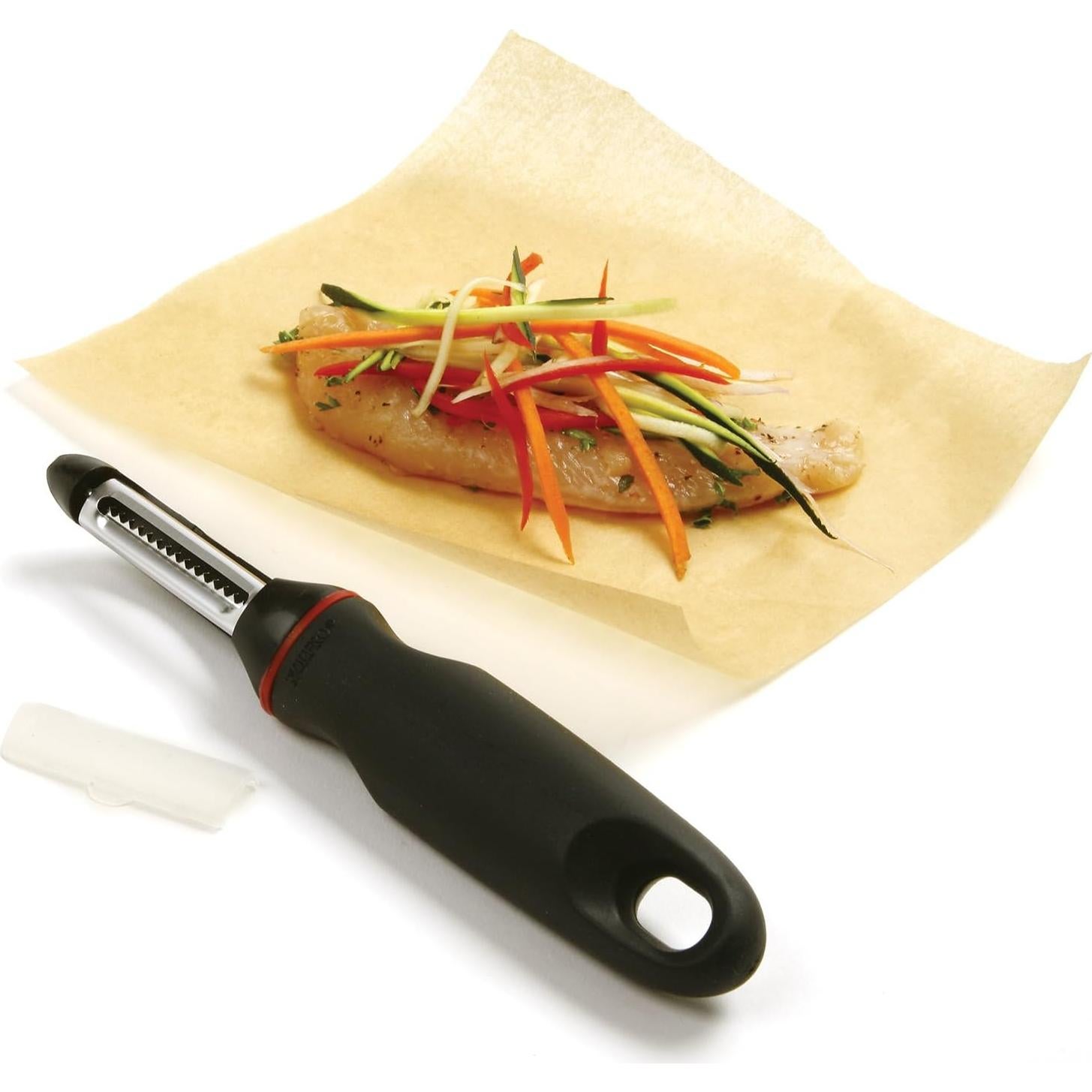 Cortador Juliana Norpro Grip-EZ 18.5cm Acero Inoxidable Negro