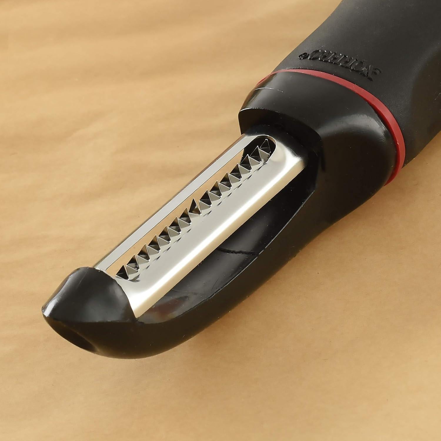 Cortador Juliana Norpro Grip-EZ 18.5cm Acero Inoxidable Negro