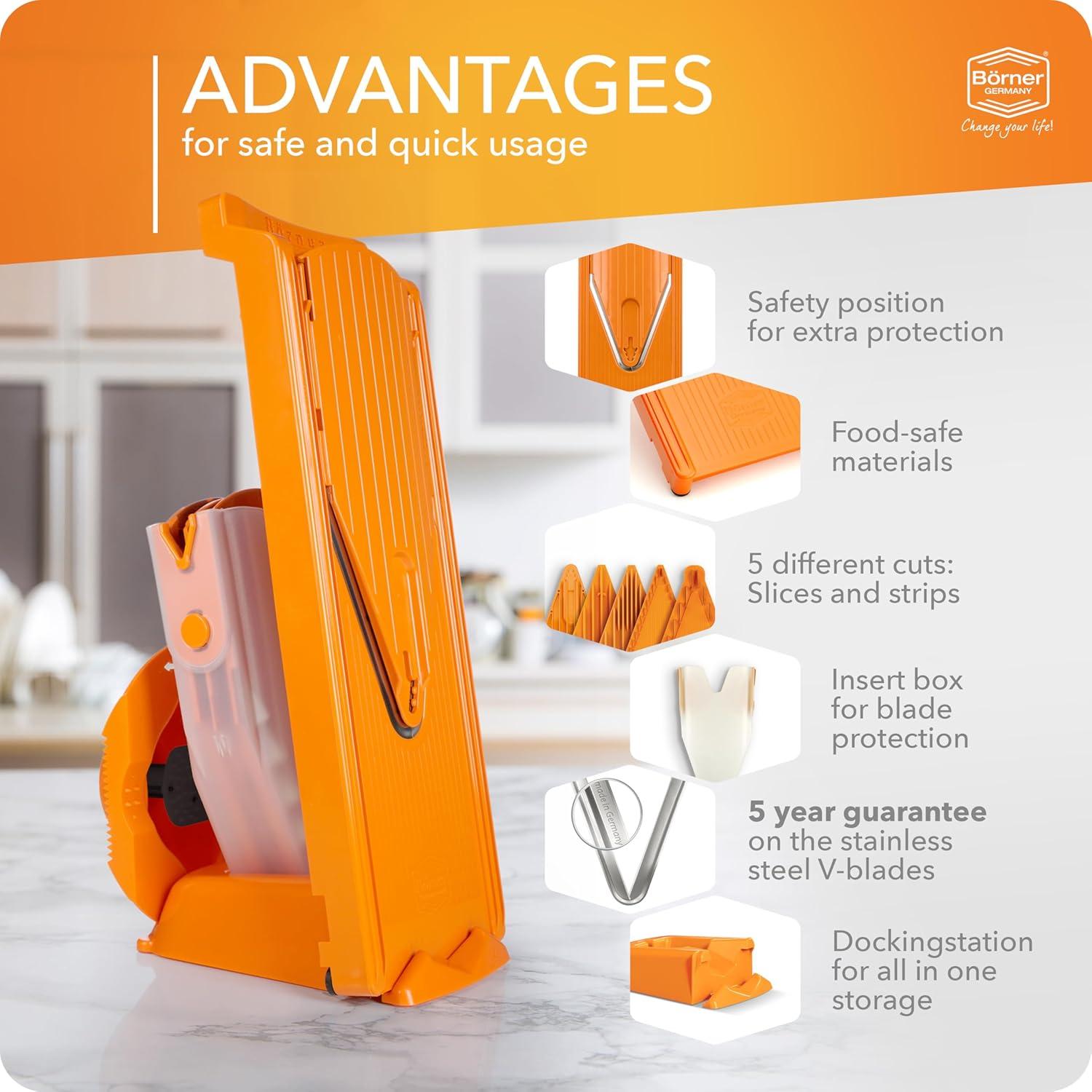 Cortador de Verduras Profesional Börner V3 - Acero Inoxidable