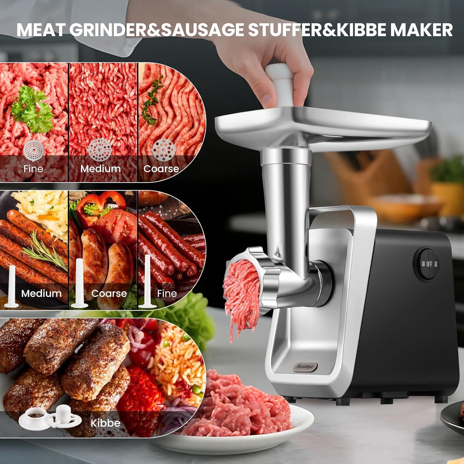 Picadora de Carne Eléctrica Huanyu 250W Multifuncional