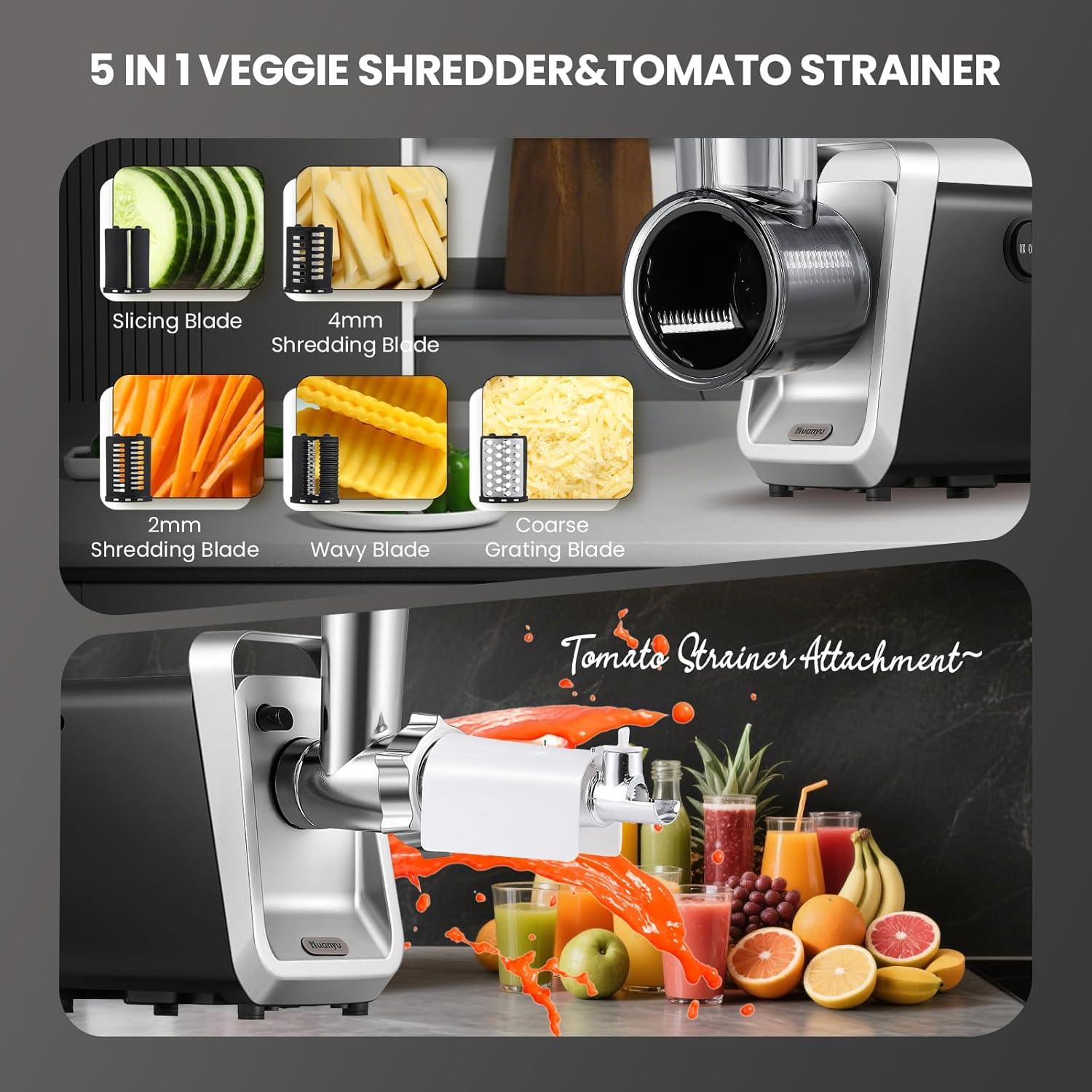 Picadora de Carne Eléctrica Huanyu 250W Multifuncional