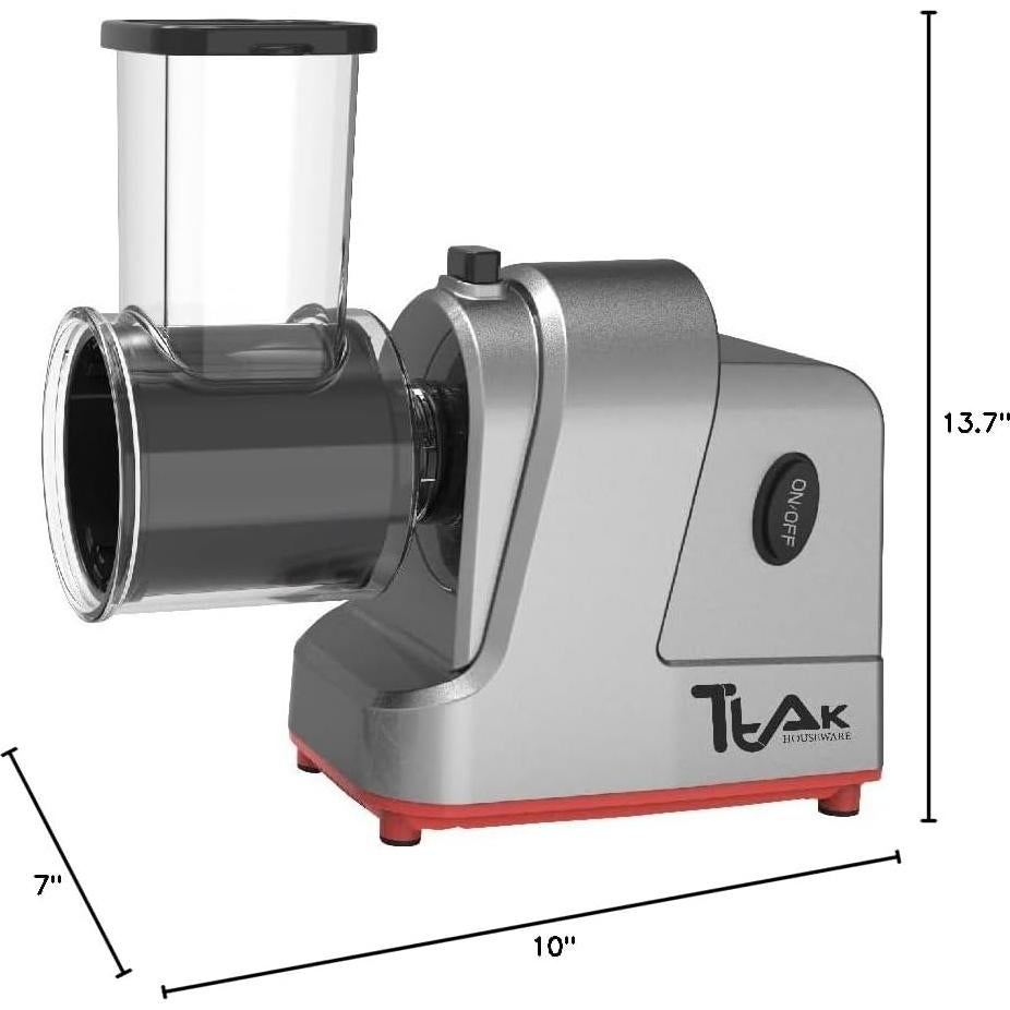 Rallador de Queso Eléctrico TtAk HOUSEWARE 250W 5 Cuchillas