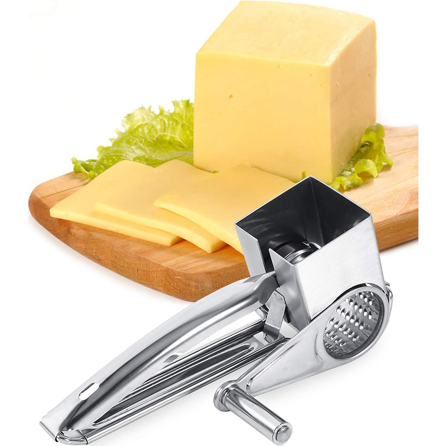 Rallador de Queso Manual Haofy de Acero Inoxidable 20x11.6cm