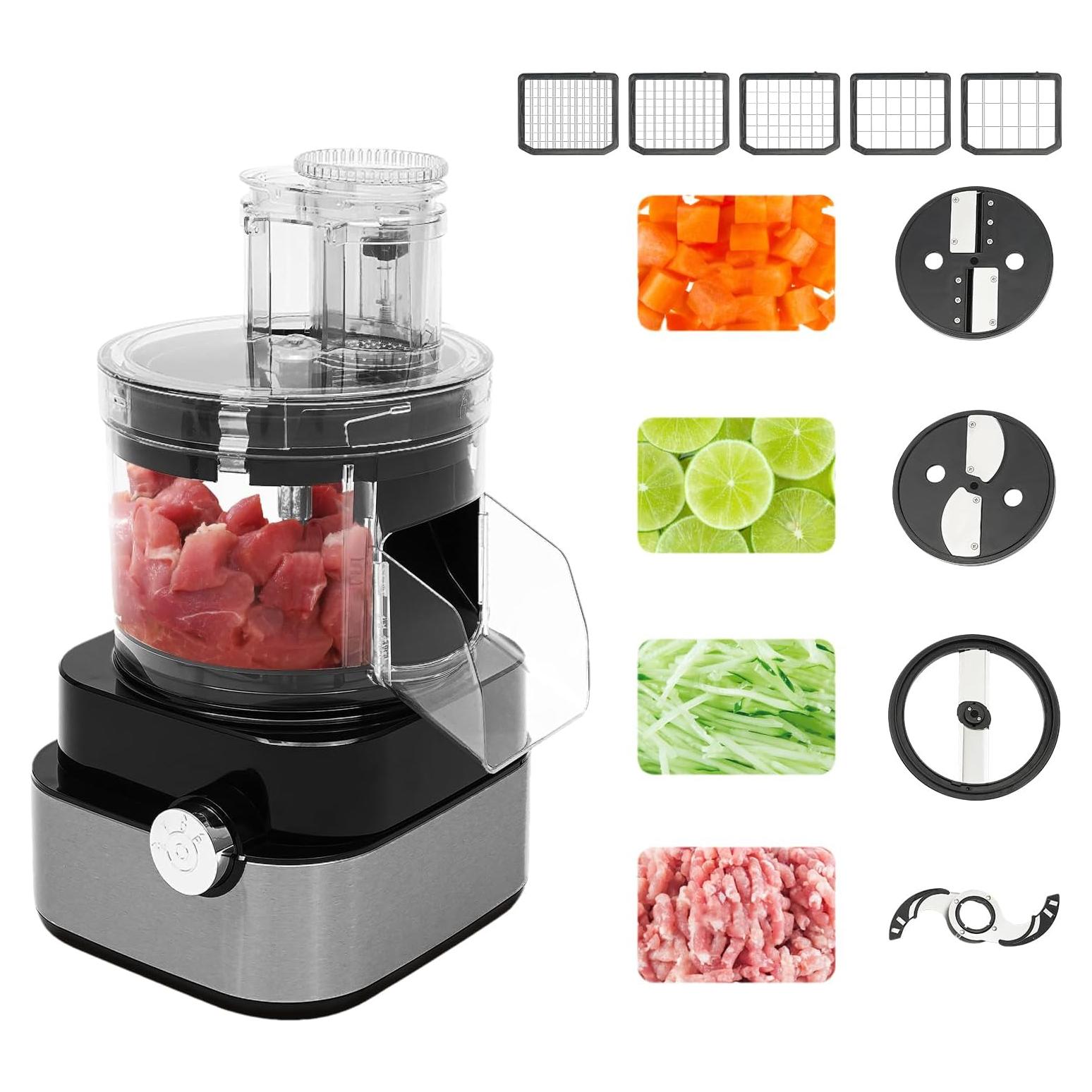 Procesador de Alimentos TREMENPOW 5 L 600W Eléctrico 5-en-1