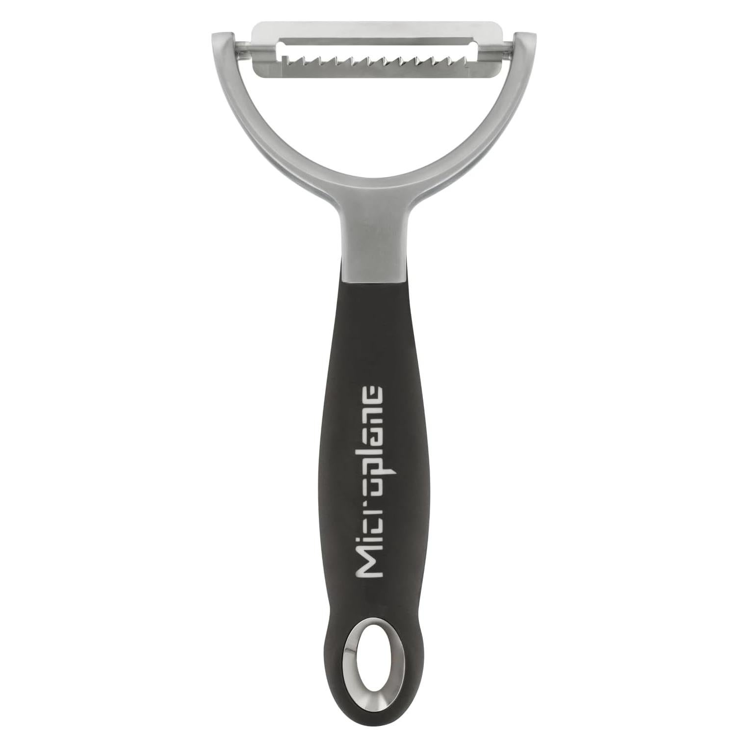 Pelador Juliana Microplane Y - Acero Inoxidable Ergonómico