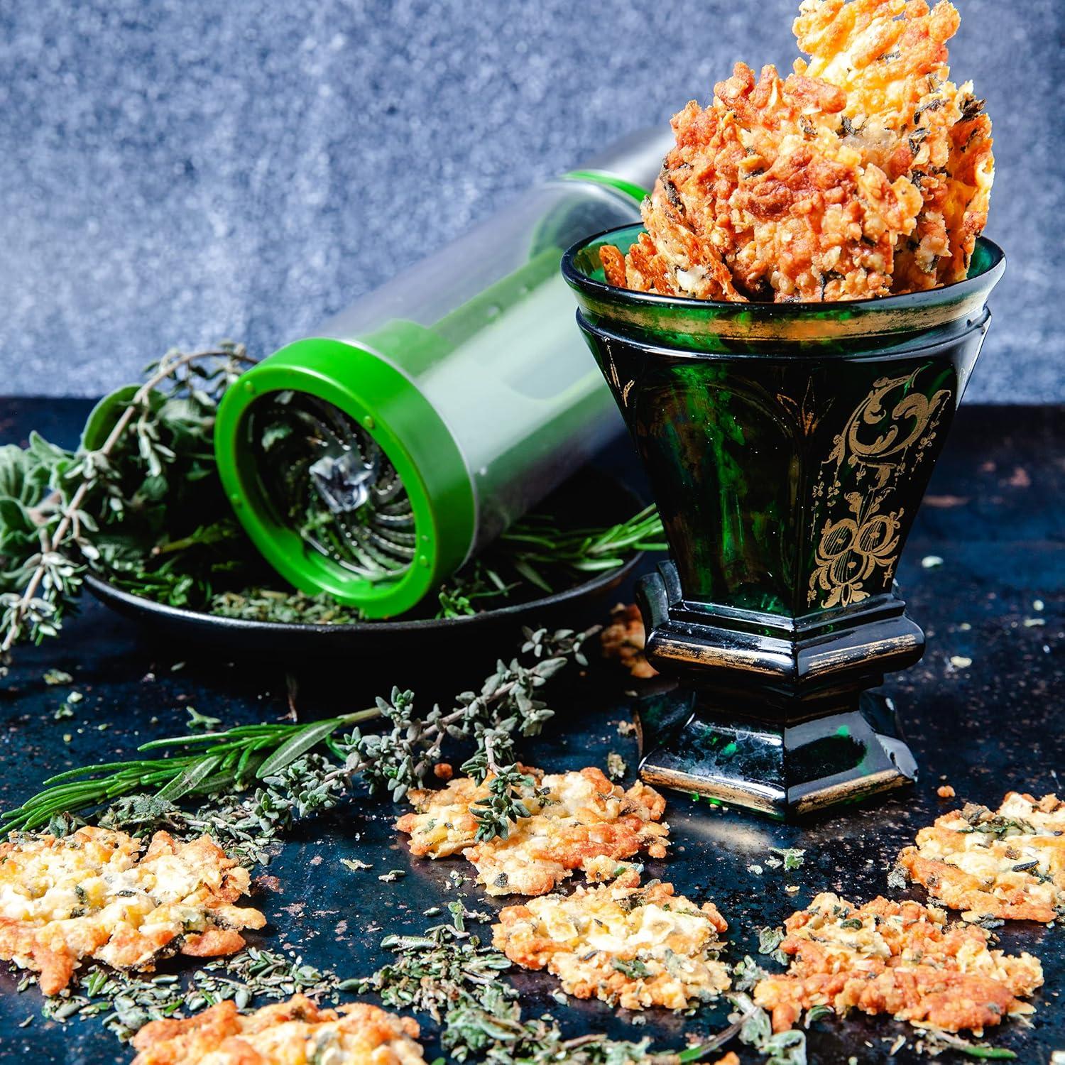 Molino de Hierbas Microplane 2 en 1 Acero Inoxidable 170g