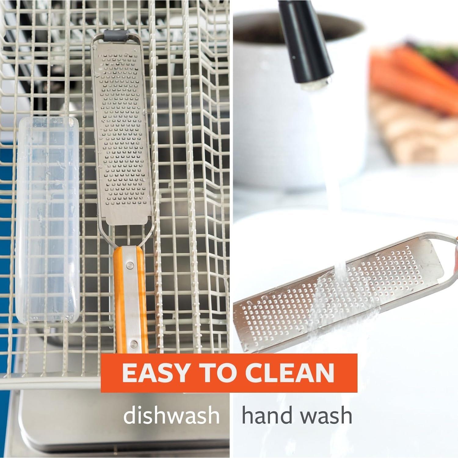 Rallador Fino y Zester Full Circle Simple el Zest - Acero Inoxidable