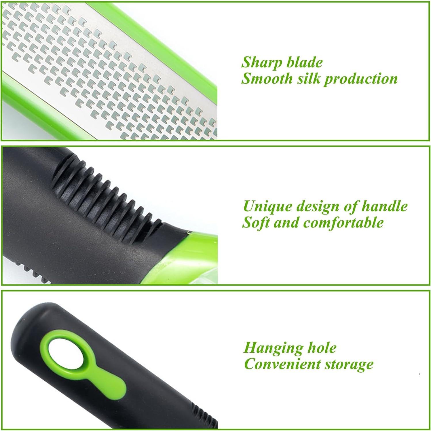 Juego de Ralladores Zester TENTA KITCHEN 2 Piezas Acero Inoxidable