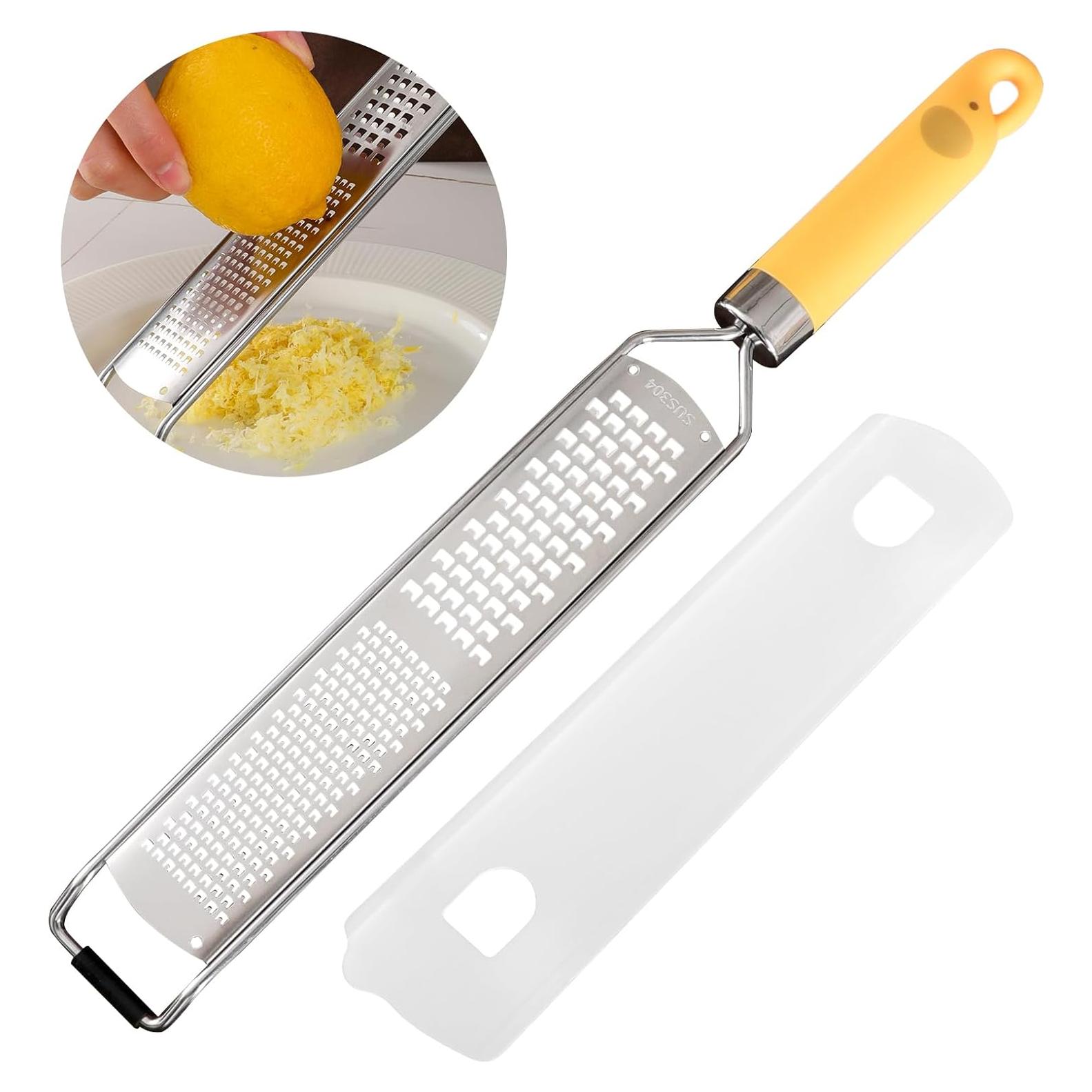 Rallador de Limón y Queso NECOOKS de Acero Inoxidable 2 en 1