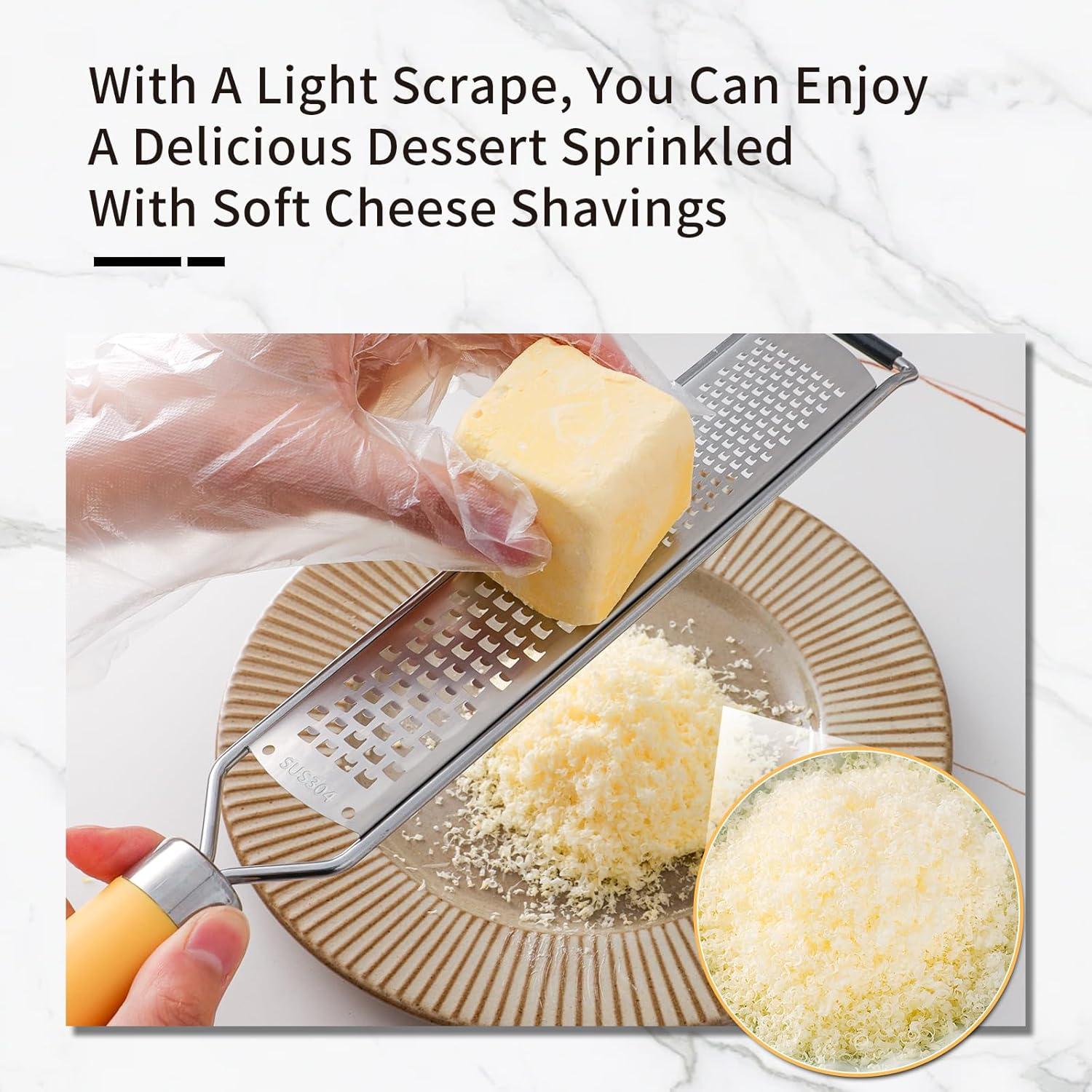 Rallador de Limón y Queso NECOOKS de Acero Inoxidable 2 en 1