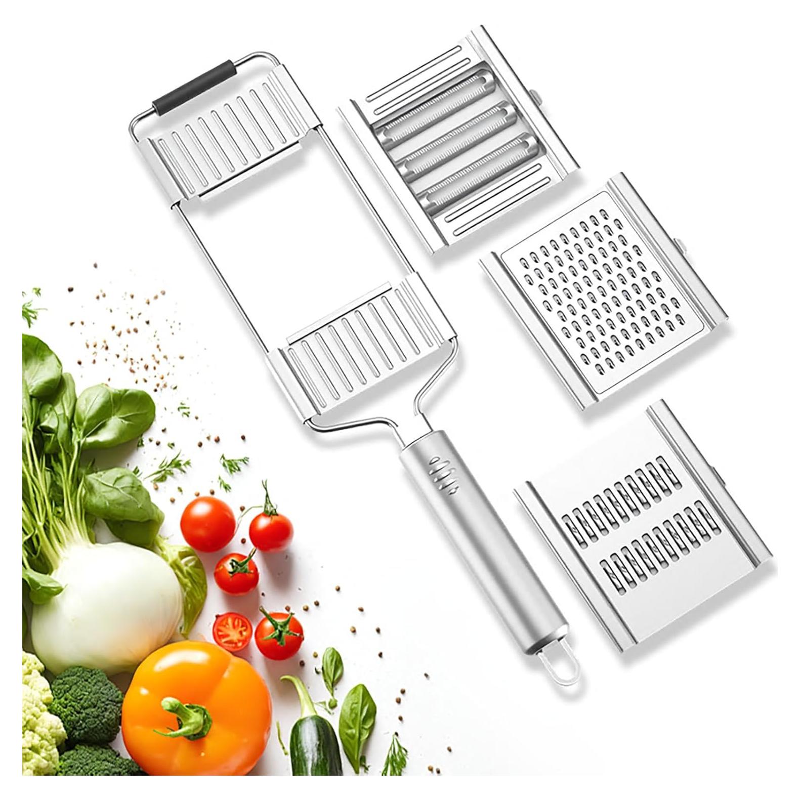 Rallador Multifuncional 4 en 1 JASISS Acero Inoxidable 0.48 kg