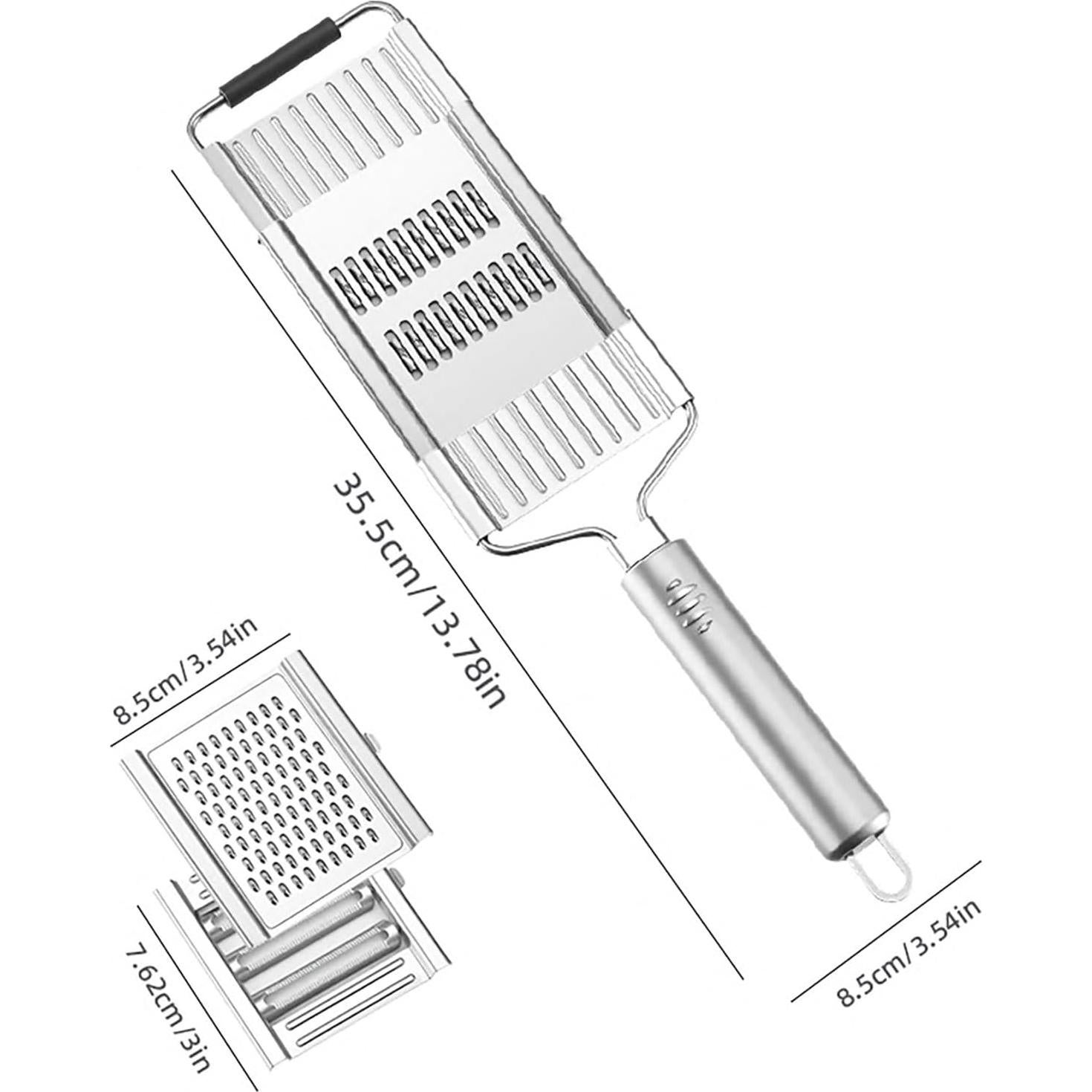 Rallador Multifuncional 4 en 1 JASISS Acero Inoxidable 0.48 kg