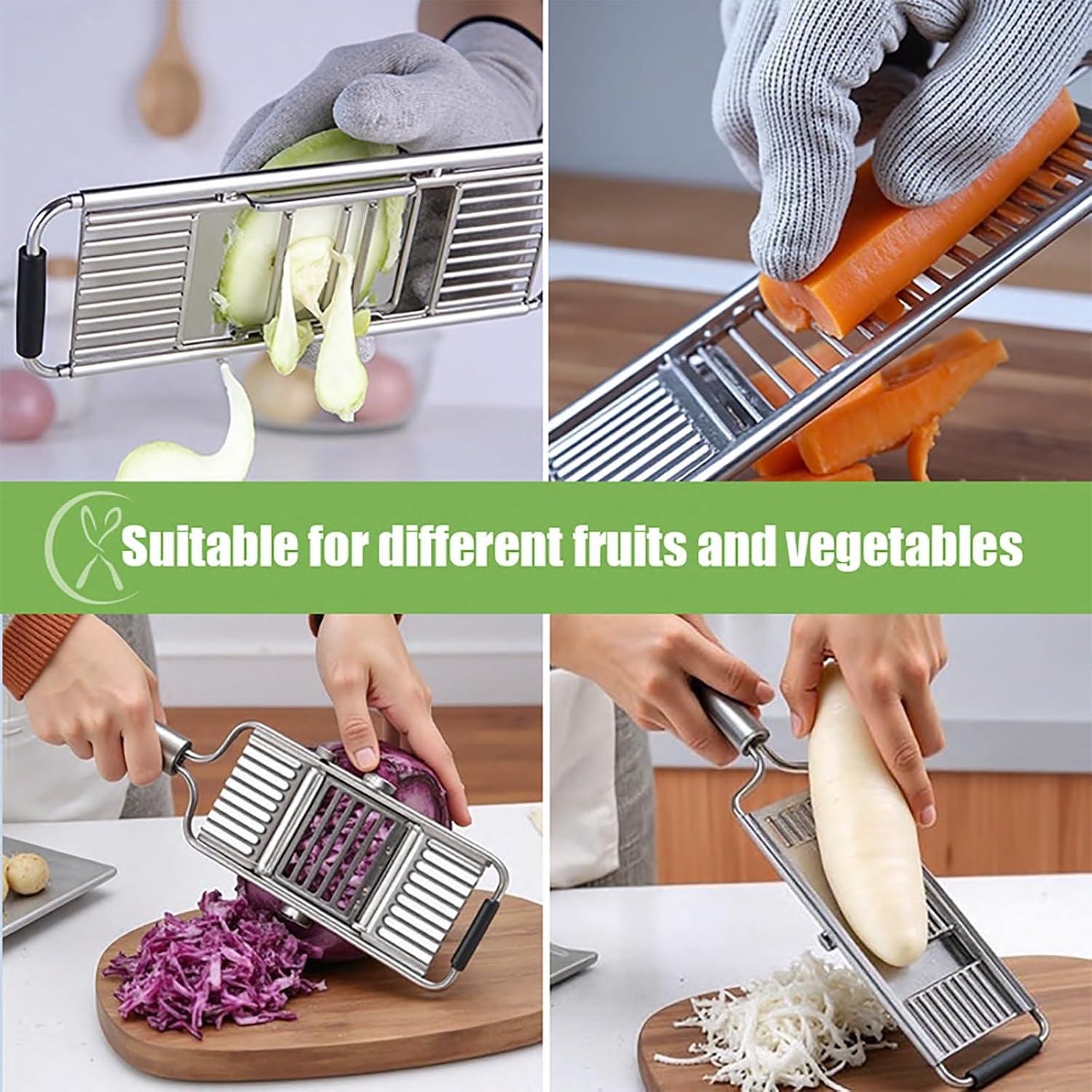 Rallador Multifuncional 4 en 1 JASISS Acero Inoxidable 0.48 kg