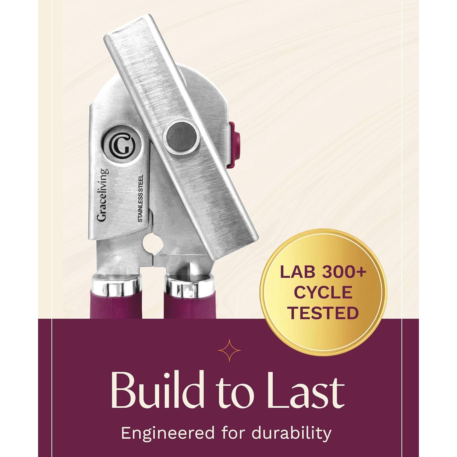 Abrelatas Manual Graceliving Acero Inoxidable Malva 272g