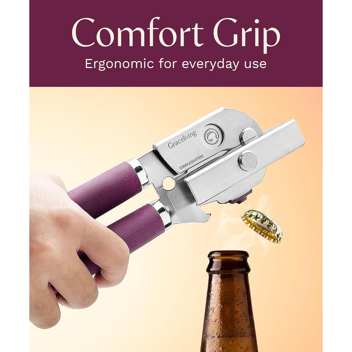 Abrelatas Manual Graceliving Acero Inoxidable Malva 272g