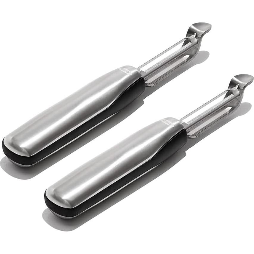Pelador Giratorio de Acero Inoxidable OXO - Paquete de 2