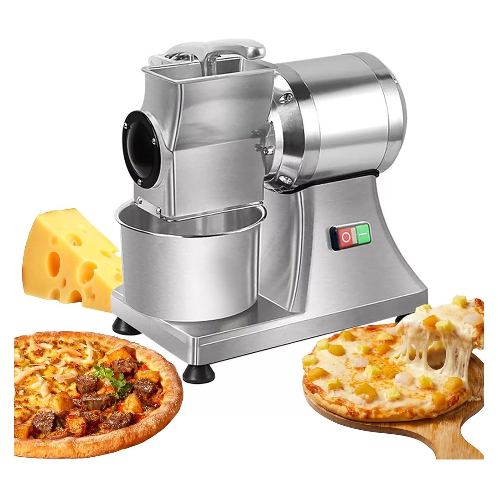 Rallador de Queso Eléctrico ZAWAYINE 550W 40kg/h Acero Inoxidable