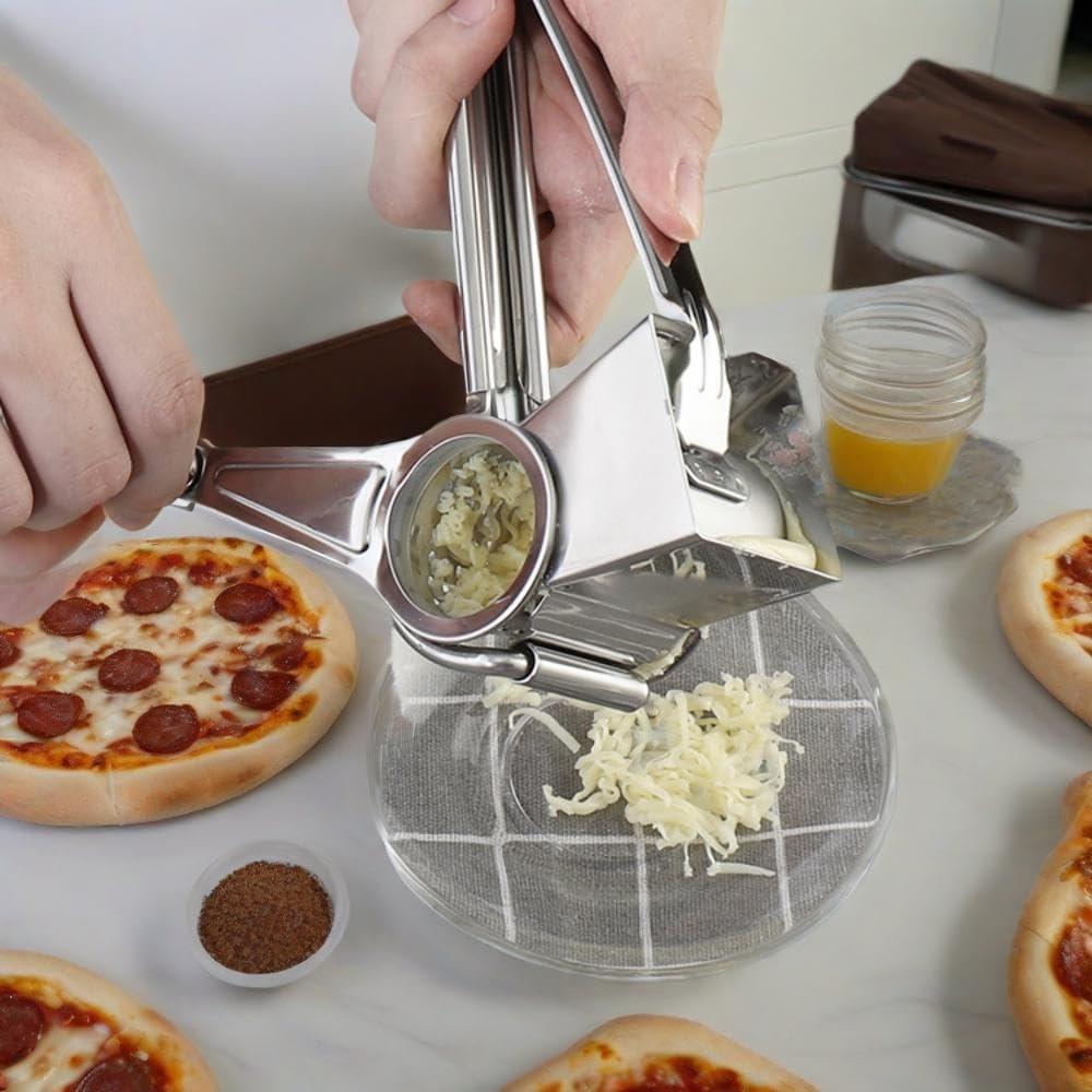 Rallador de Queso Manual Buoikik de Acero Inoxidable 304