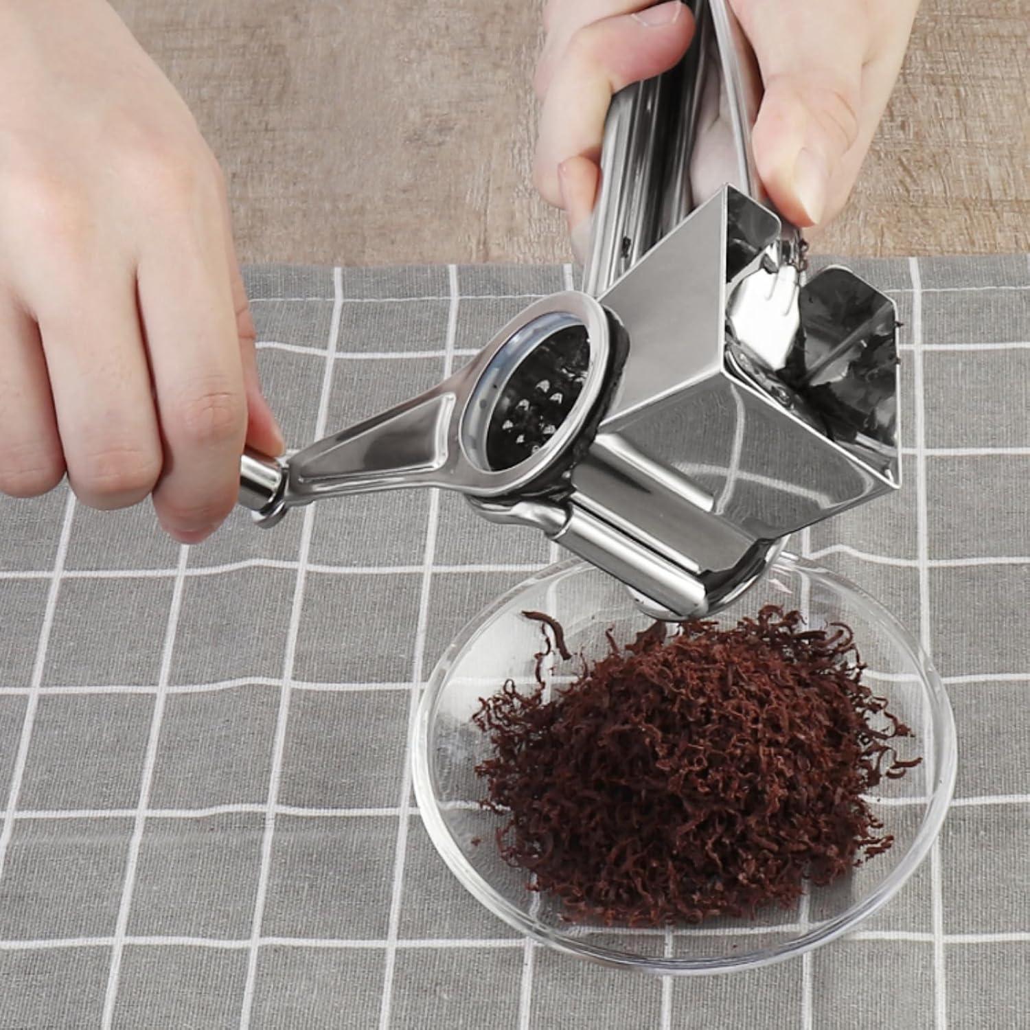 Rallador de Queso Manual Buoikik de Acero Inoxidable 304