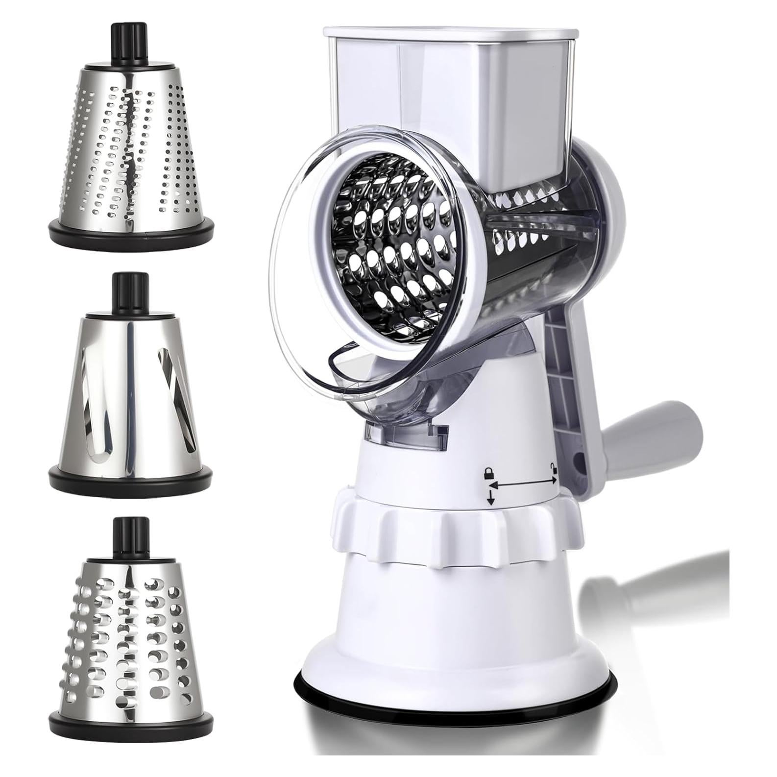 Rallador de Queso Rotatorio ZABINS GRATER01W-CA Blanco