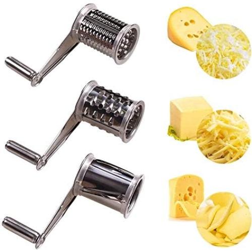 Rallador Multifuncional Saim con 4 Cilindros de Acero Inoxidable