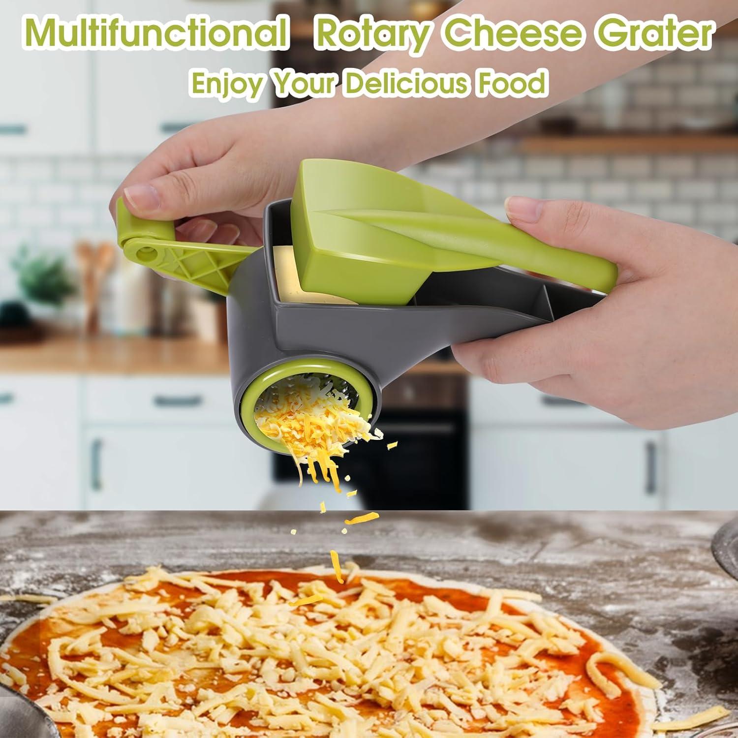 Rallador de Queso Rotativo MASTERTOP con 2 Tambores Inoxidable
