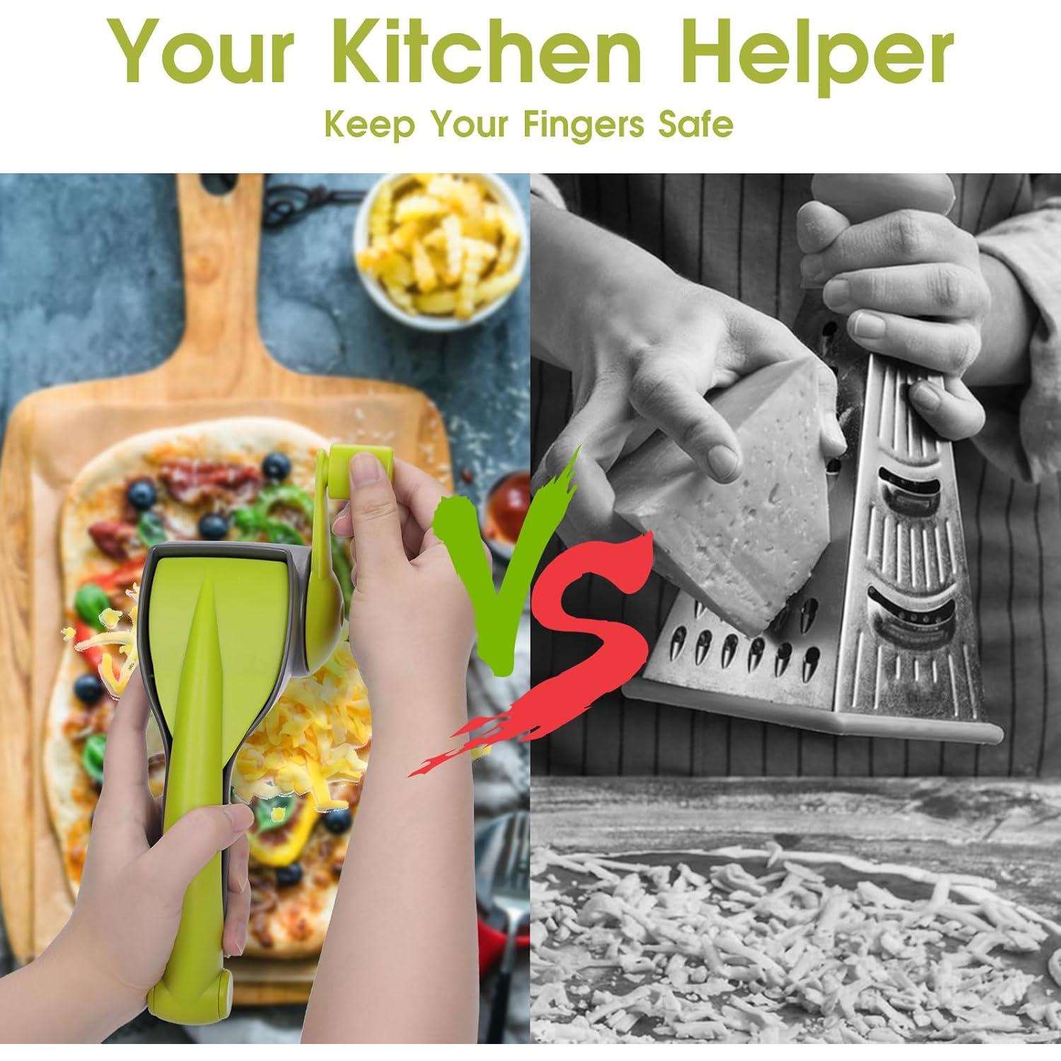 Rallador de Queso Rotativo MASTERTOP con 2 Tambores Inoxidable