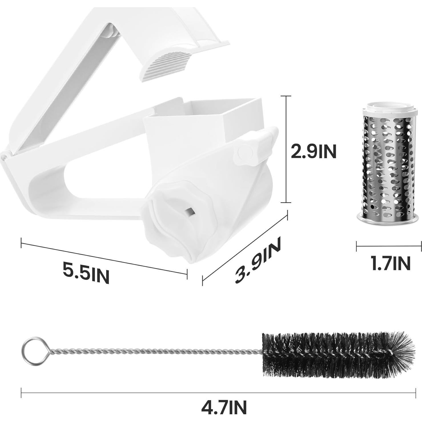 Rallador de Queso NEZUIBAN Cilíndrico 141g Acero Inoxidable