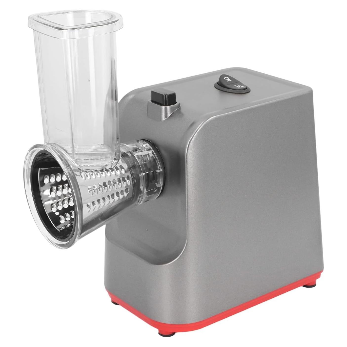 Rallador de Queso Eléctrico ZJchao 250W 5 en 1 con Cuchillas