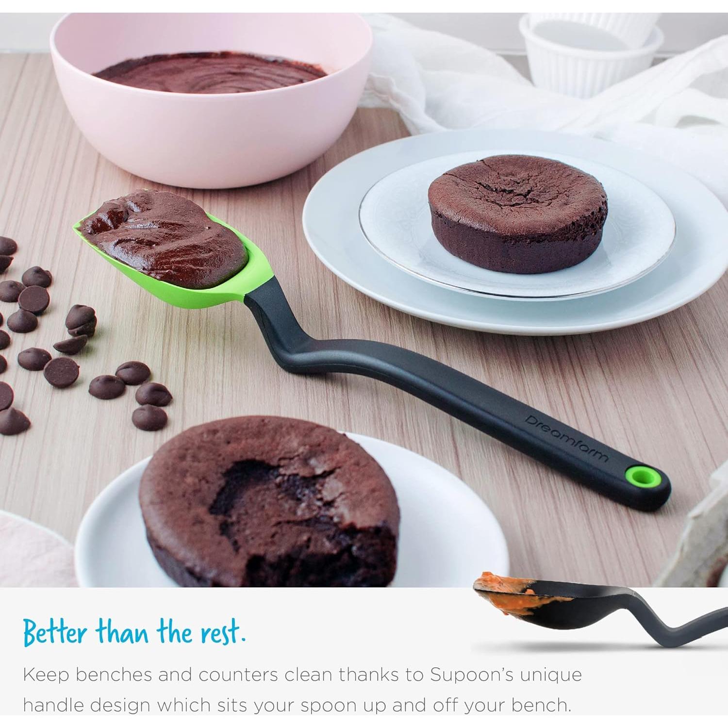 Cuchara de Silicona Supoon Dreamfarm 28 cm Antiadherente Azul