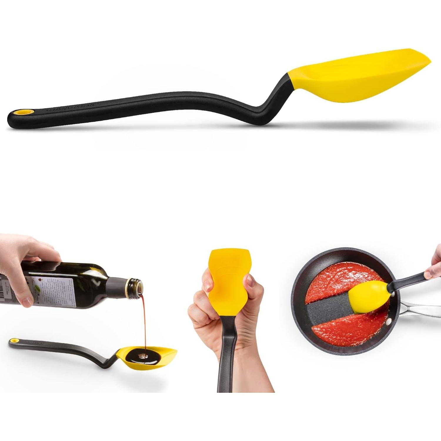 Cuchara de Silicona Antiadherente Dreamfarm Supoon 28 cm Amarillo